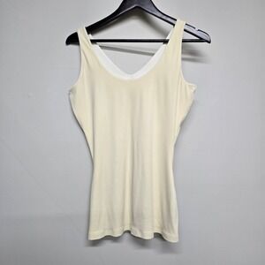 Red Hot by Spanx Reversible Camisole Women 2X Ivory White Shaping Minimalist